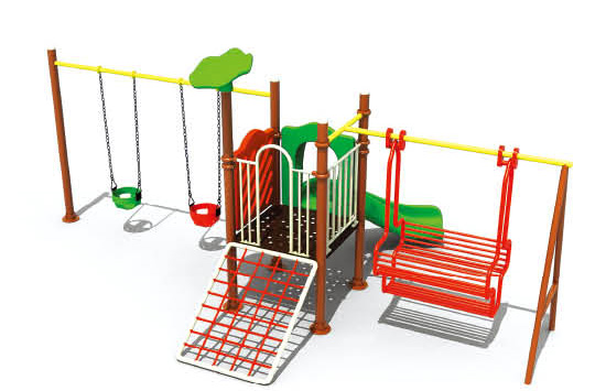 Xích đu cầu trượt liên hoàn 