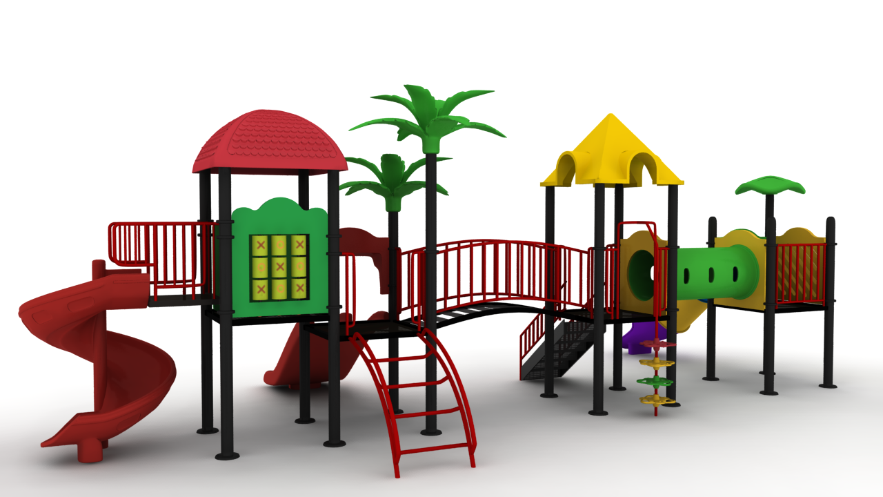 Nhà có ống trượt liên hoàn 