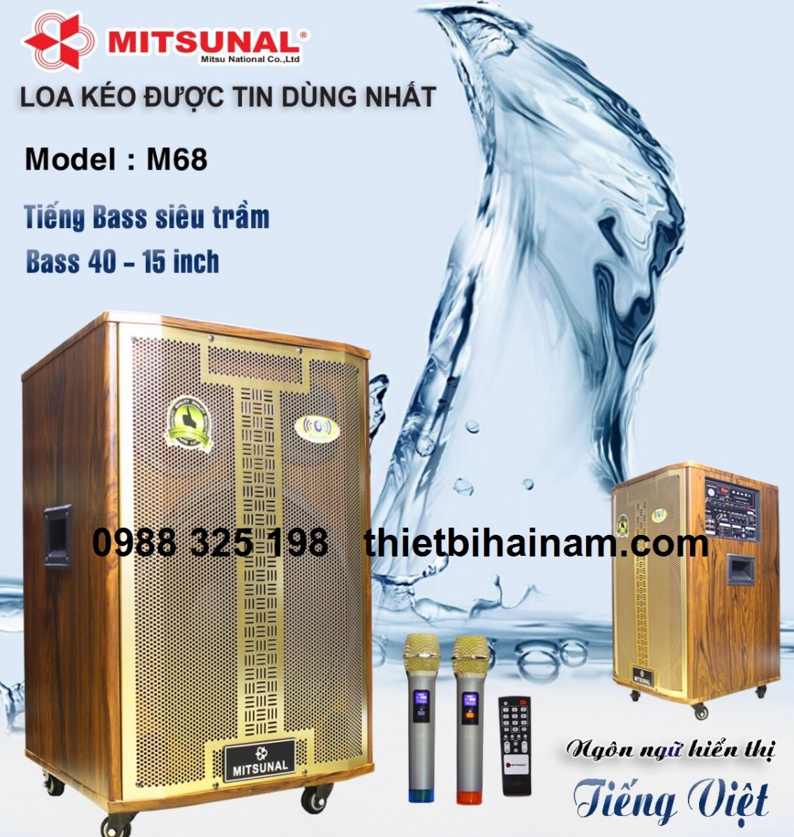 Loa kéo đa năng Mitsunal M68 